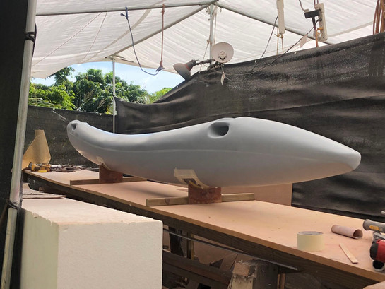 Kai Wa'a Lele OC6 ama on display in shop