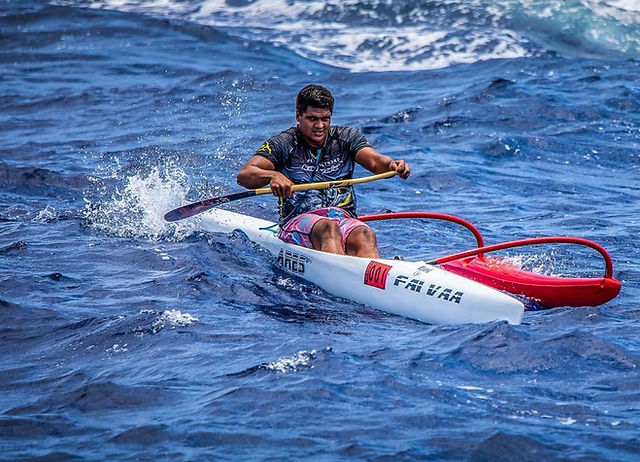 Wa'a(カヌー) with pea(帆) by Keala Kai Kai Wa'a | Canoe and Kayak Designs | Kai Bartlett | Hawaii