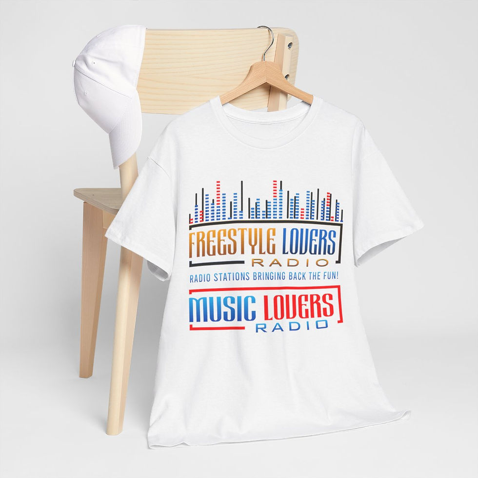 Thumbnail: Unisex Double Logo Heavy Cotton Tee
