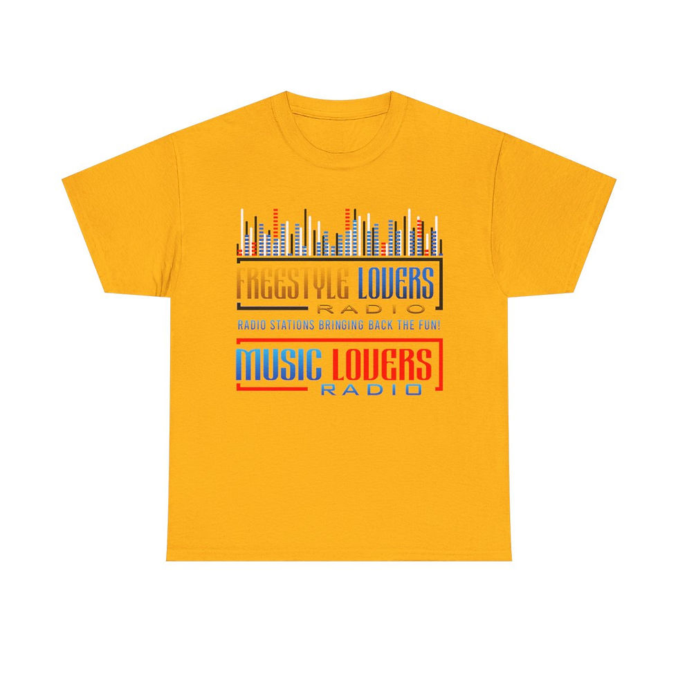 Thumbnail: Unisex Double Logo Heavy Cotton Tee