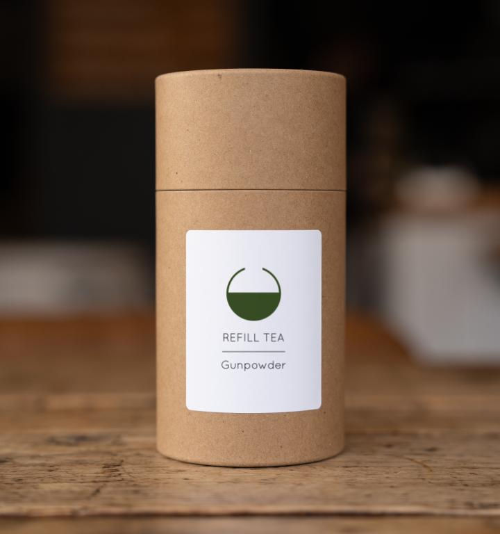 Thumbnail: Green Tea (Gunpowder) Eco-Friendly Cardboard Container