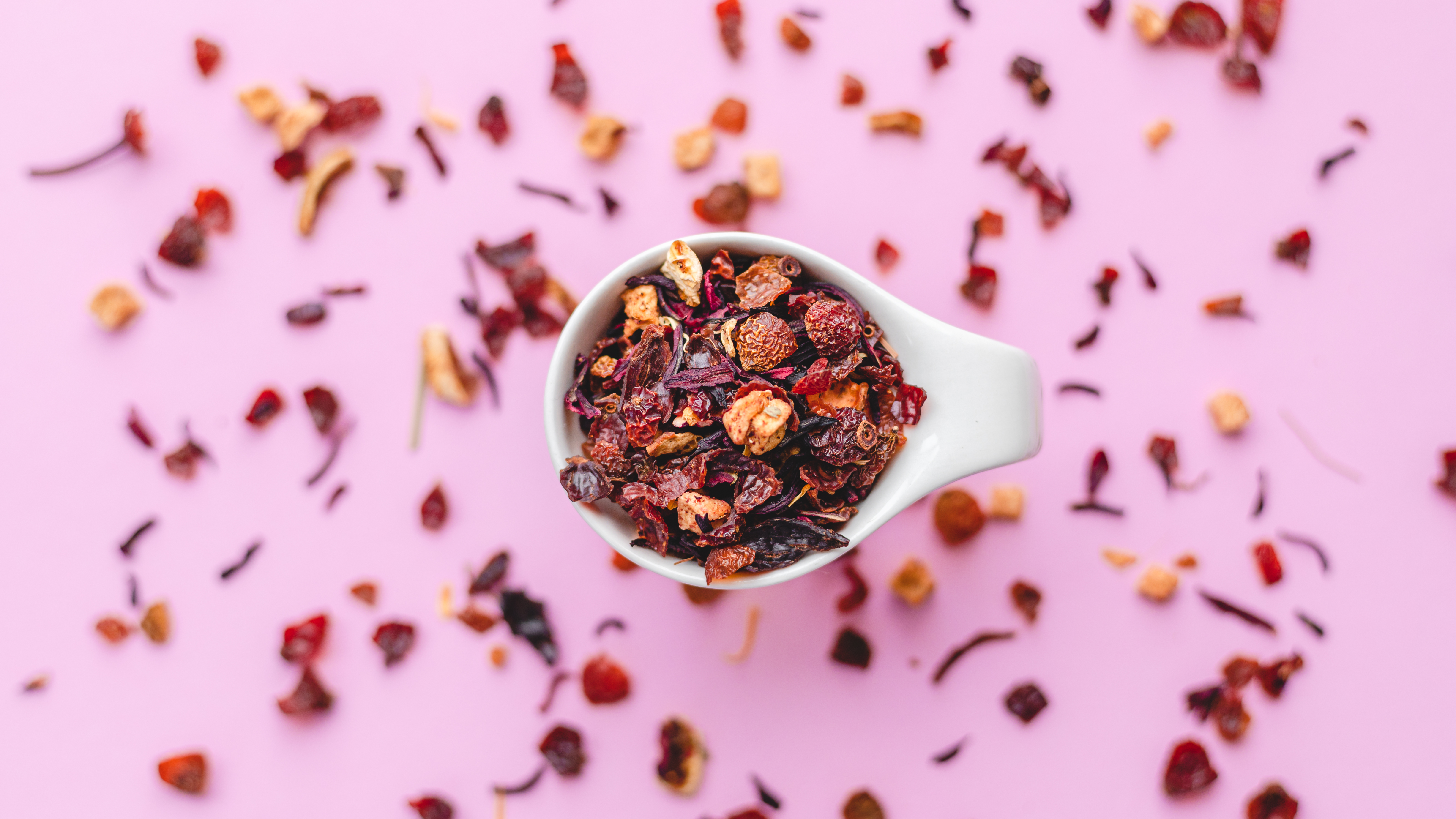 Arranged Food and Objects