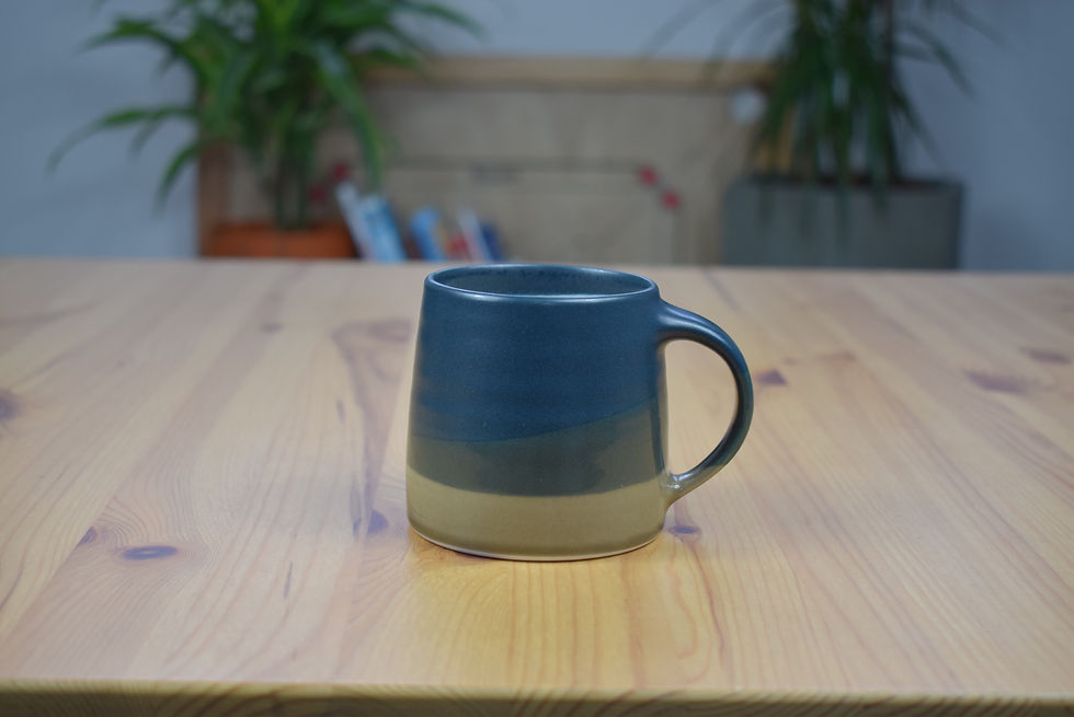 Thumbnail: Hot Chocolate Mug - Navy/Brown