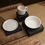 Thumbnail: Chips Inc. Small Plate Bowl and Small Mug Gift Box Unorthodox Roasters Polkadot World Side View