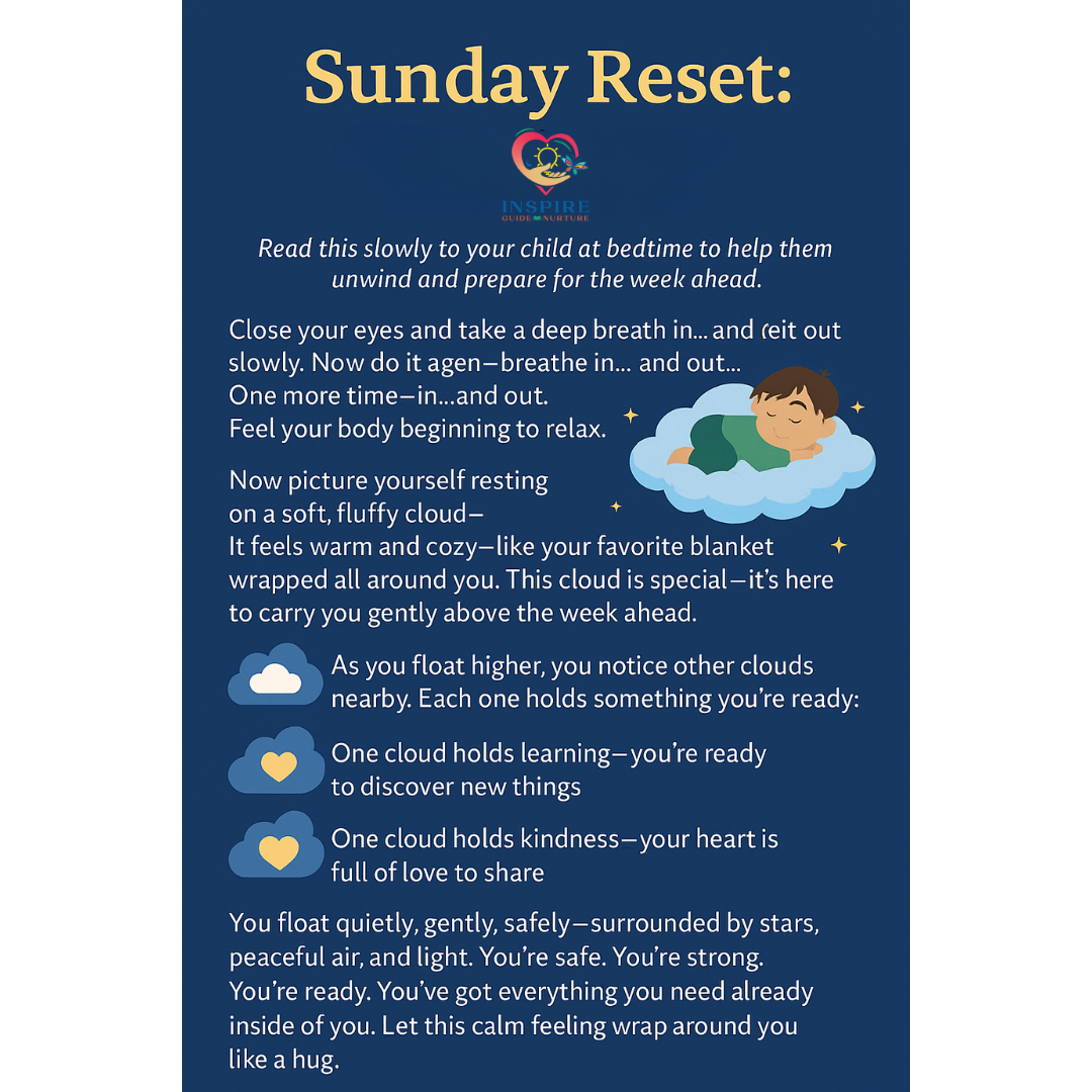 Sunday Bedtime Visualization