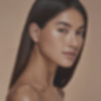 Image photographs of male and female models with smooth and healthy skin, with only their