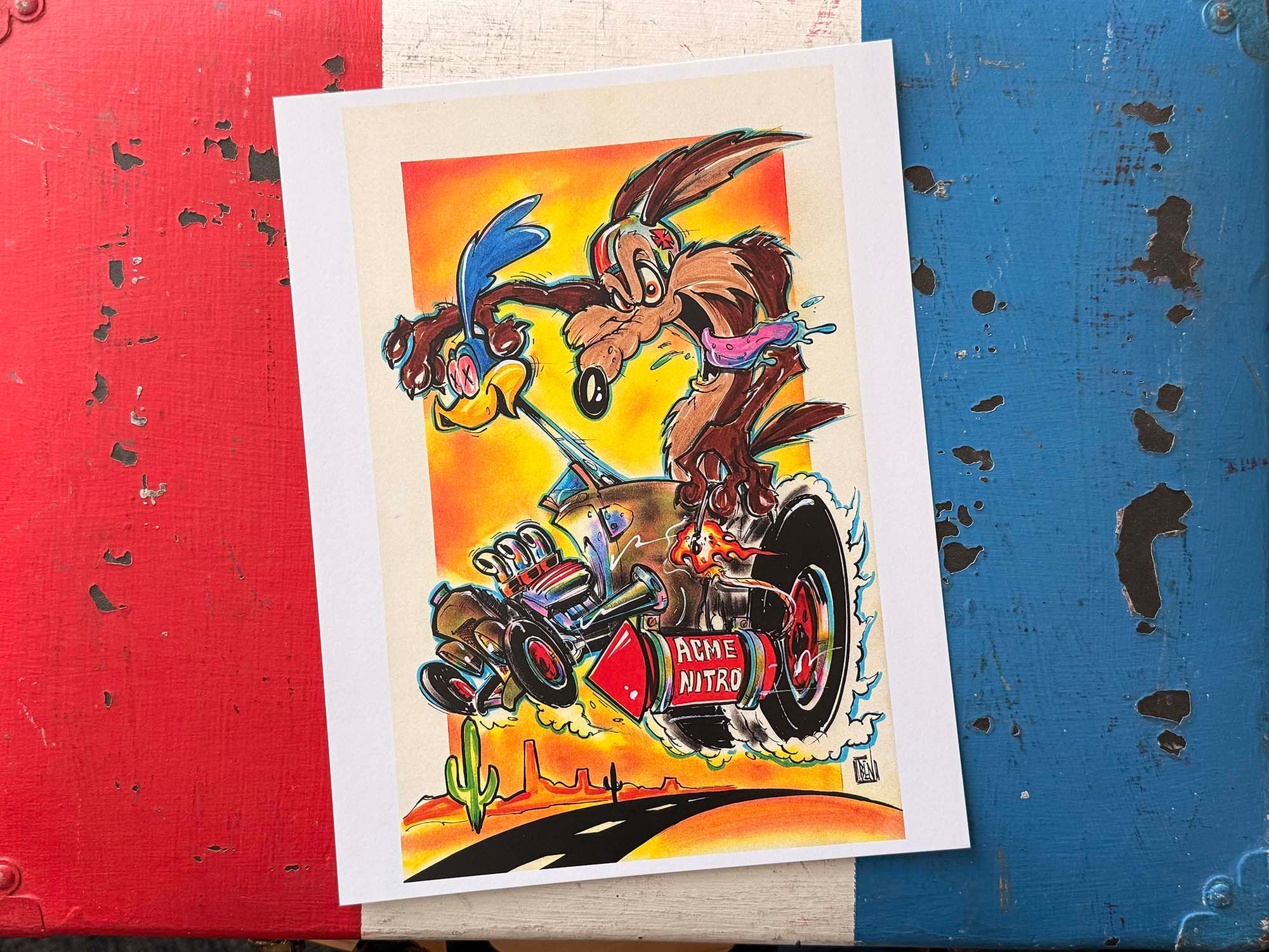 Acme Powered 8.5 x 11 Color Print