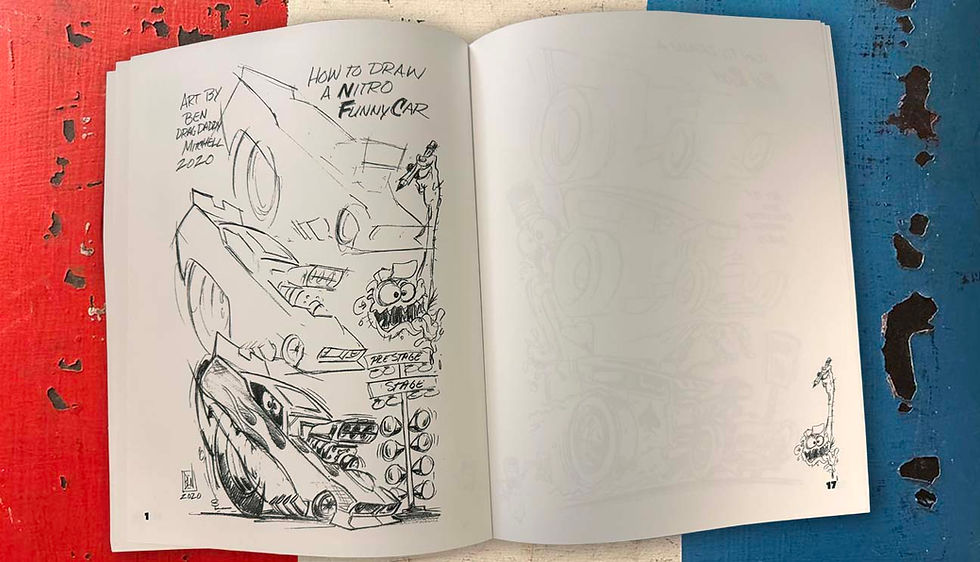 Thumbnail: How to Draw Monsters & Hot Rods Booklet