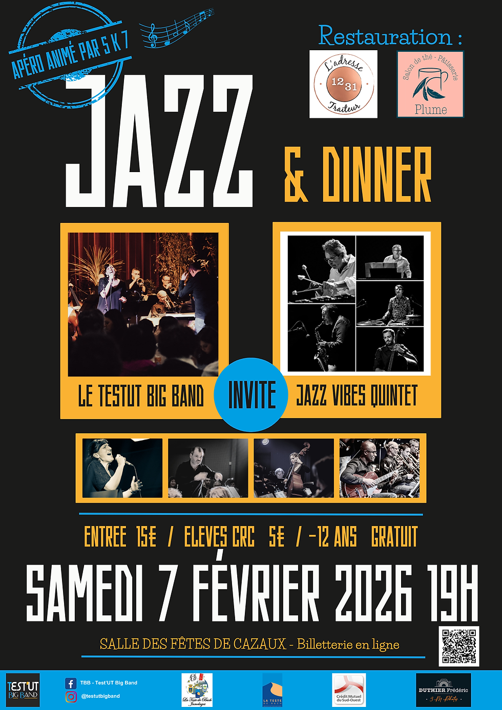 Jazz&Dinner2026 Affiche