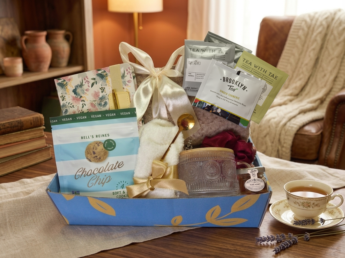 Serenjoy Signature Comfort Box With Chocolate chip Cookie priced at 70 Dollars.