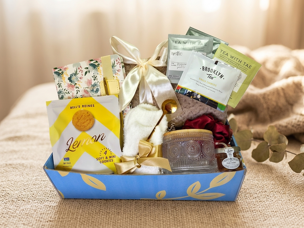 Serenjoy Signature Comfort Box With Lemon Cookie priced at 70 Dollars.