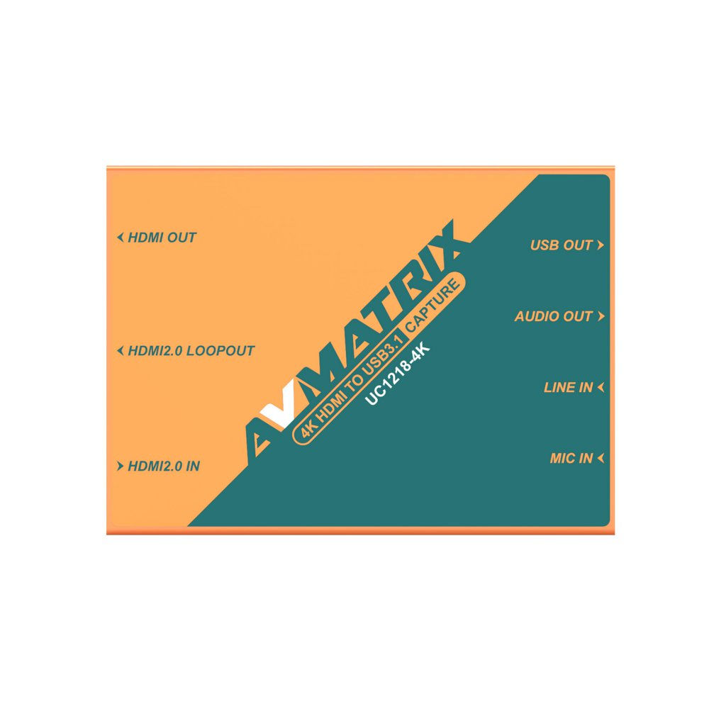 UC1218-4K – 4K HDMI to USB3.1 Gen1 Capture