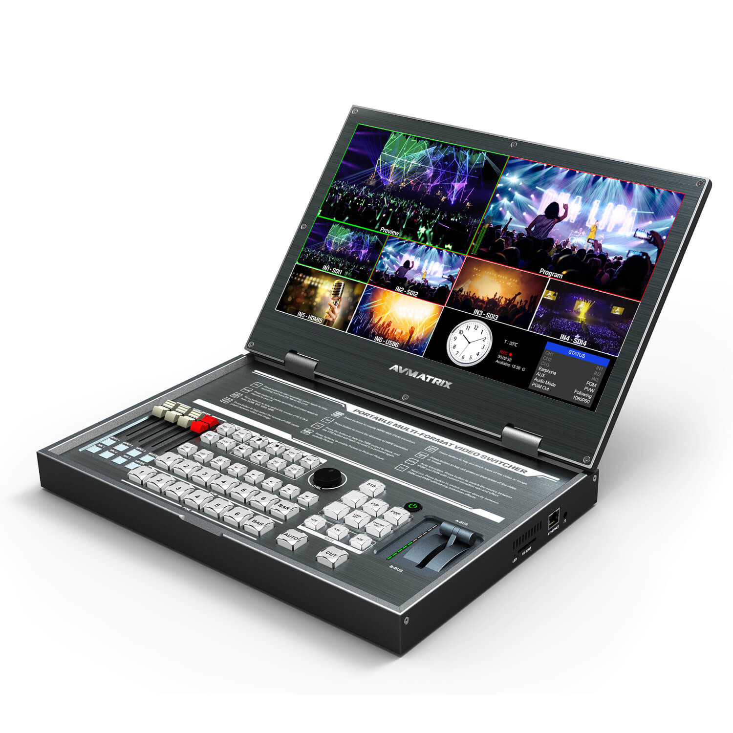 PVS0615U - Sélecteur de streaming portable 6CH