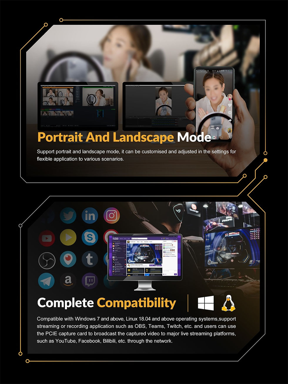 Thumbnail: VC42 – 4-CH HDMI PCIE Capture Card