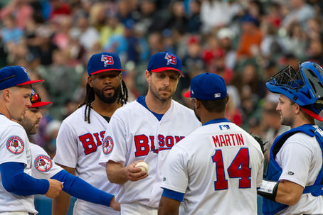 SCHERZER NOT SATISFIED FOLLOWING REHAB START FOR BISONS