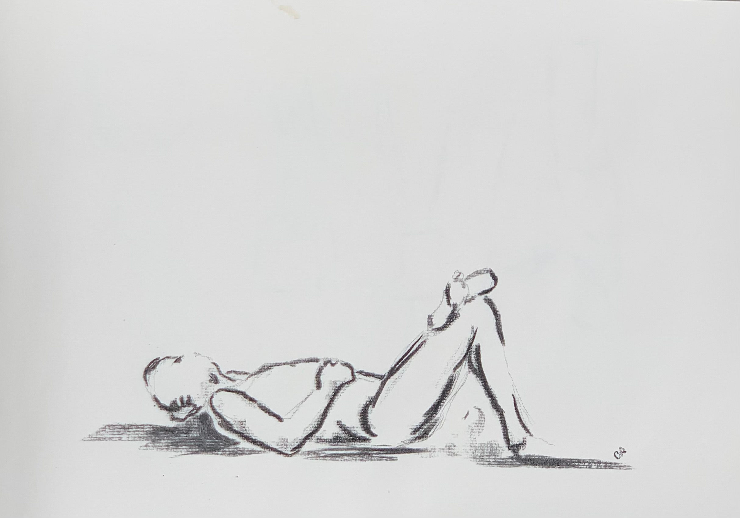 Cloud Watching Figure