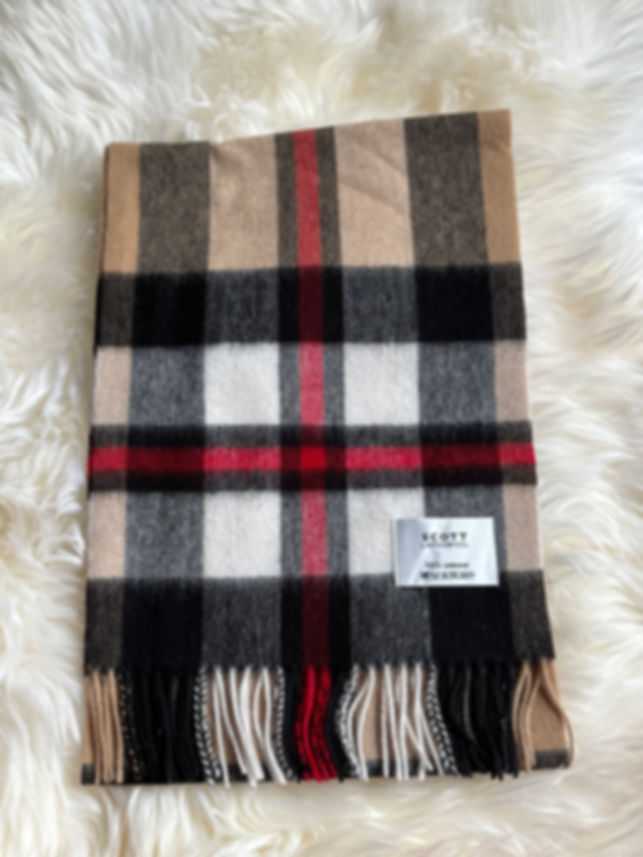 Scott  Scarf 100% Pure Lambswool tartan scarf