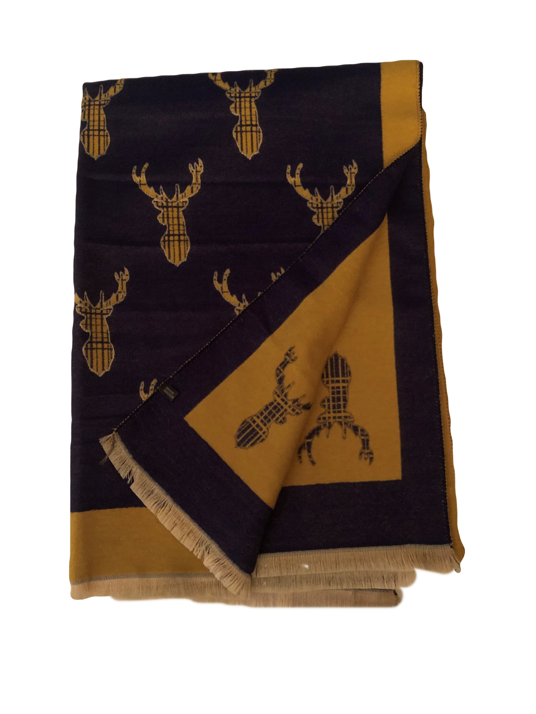 HOUSE OF TWEED STAG SCARF/SHAWL