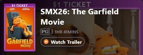 $1 Movie @ Parkway Plaza - Garfield Movie