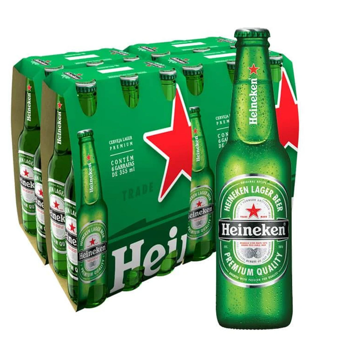 Cerveja long neck 330ml - heineken