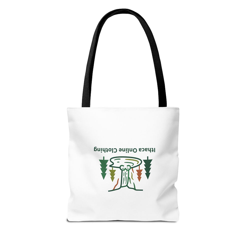 Thumbnail: Ithaca Waterfall Tote Bag – Outdoor Logo Eco-Friendly Shopping Tote