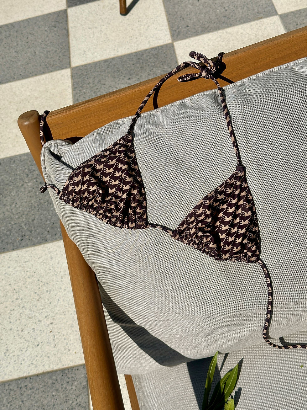Thumbnail: Choco / Triangle Bikini Top