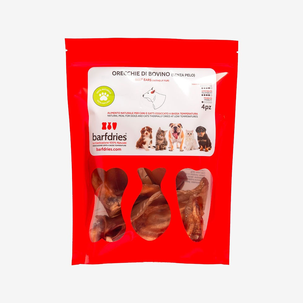 Miniatura: BARFDRIES - orecchie bovine senza pelo