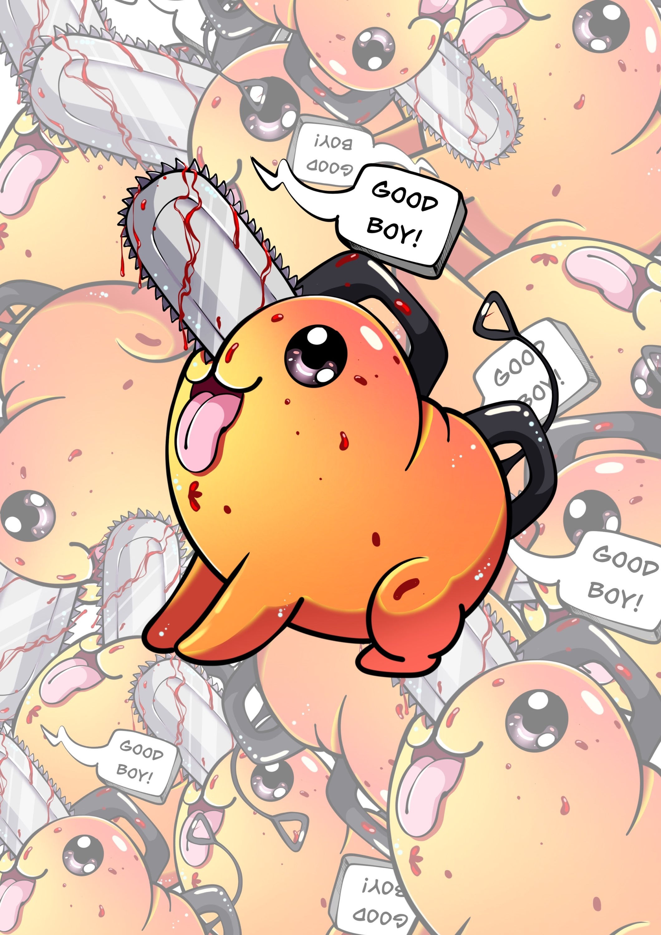 Good Boy Pochi Sticker