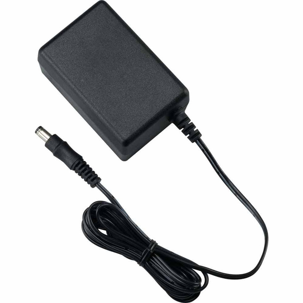rear view of power adapter