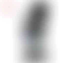 a stand-mounted, black microphone with RGB lighting surrounding the base that sports the "Red Dot Winner 2023" achieve