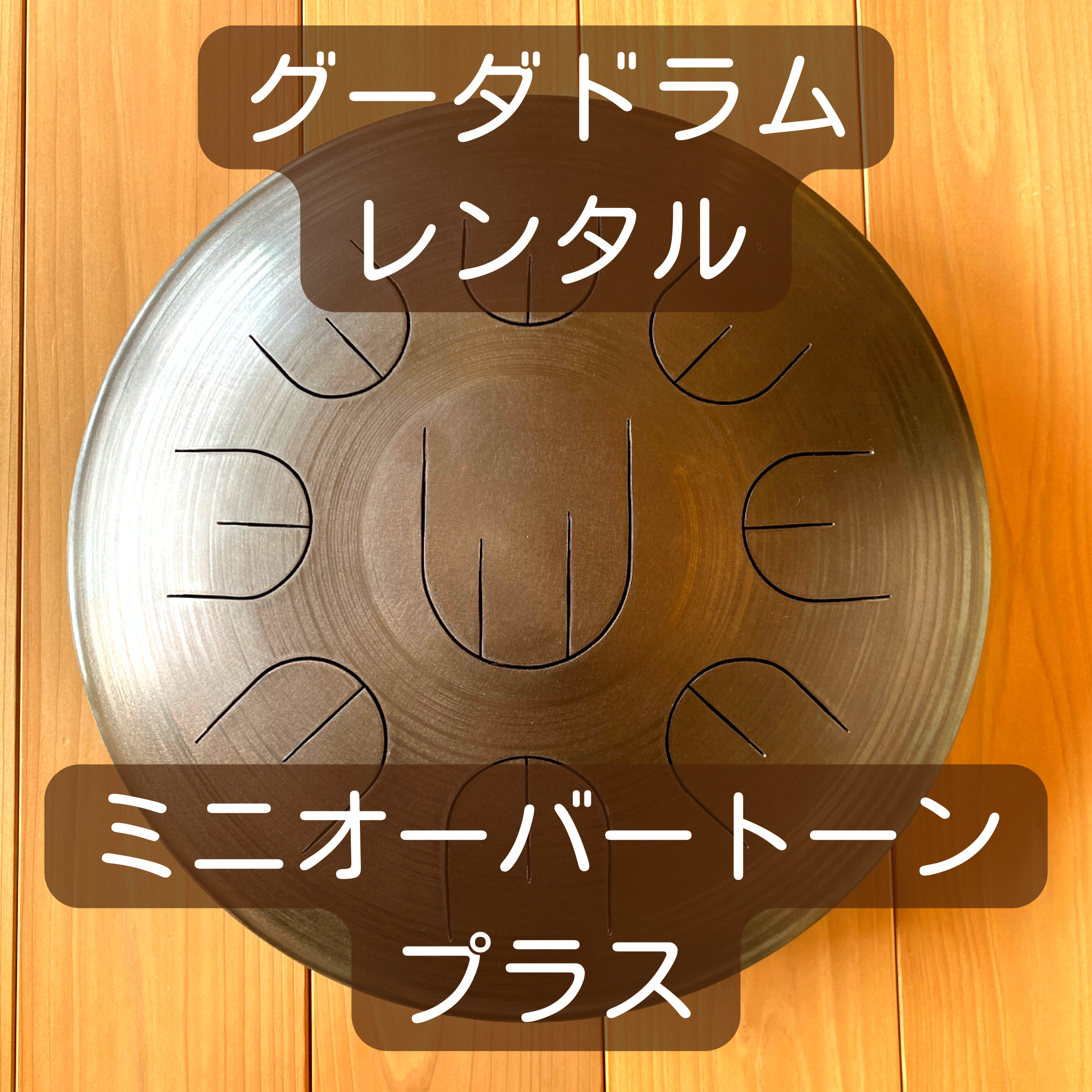 グーダドラムレンタル【ミニオーバートーン-プラス】注文する場合はこちらをクリック