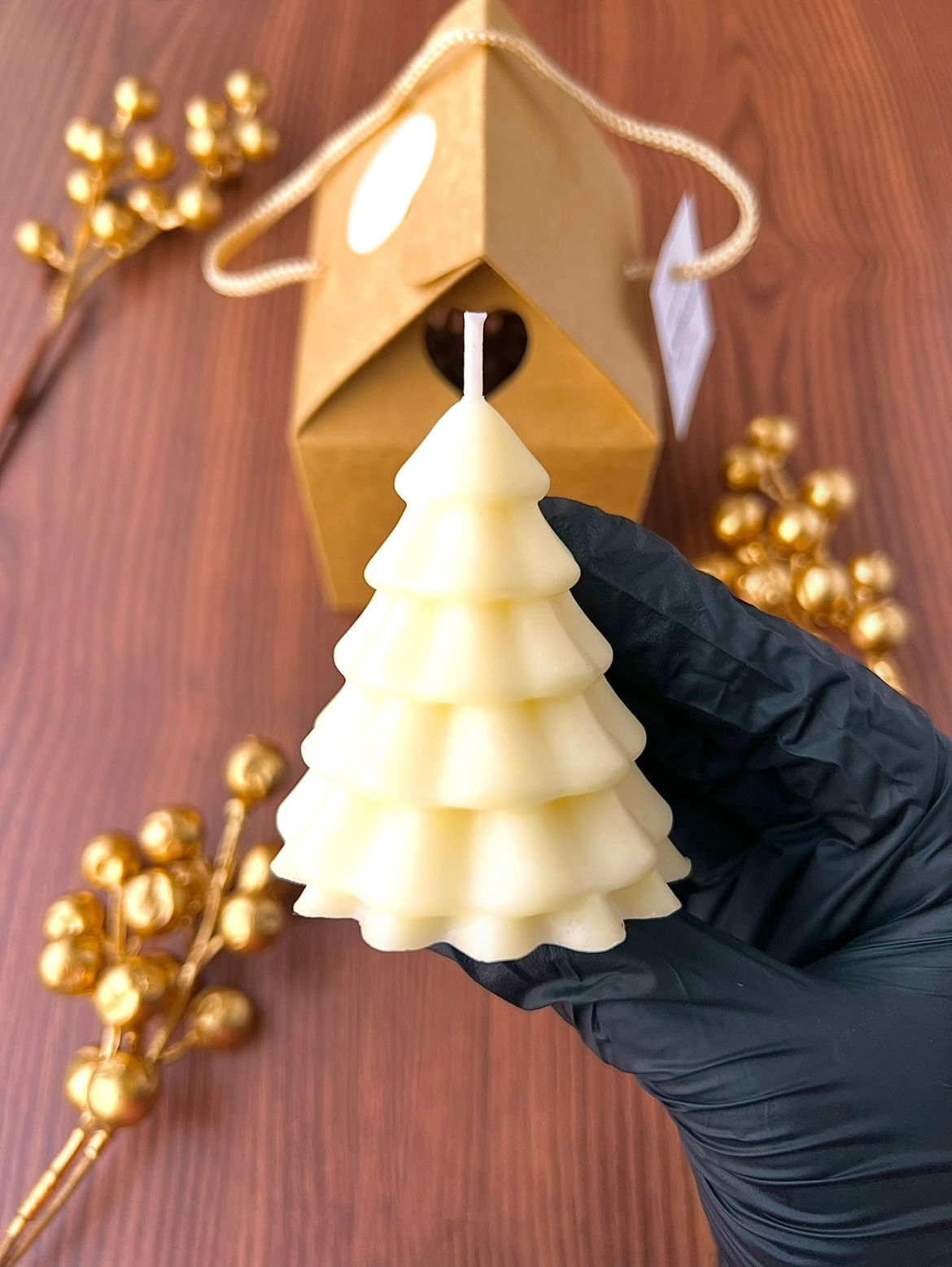 Caja + Vela Navideña