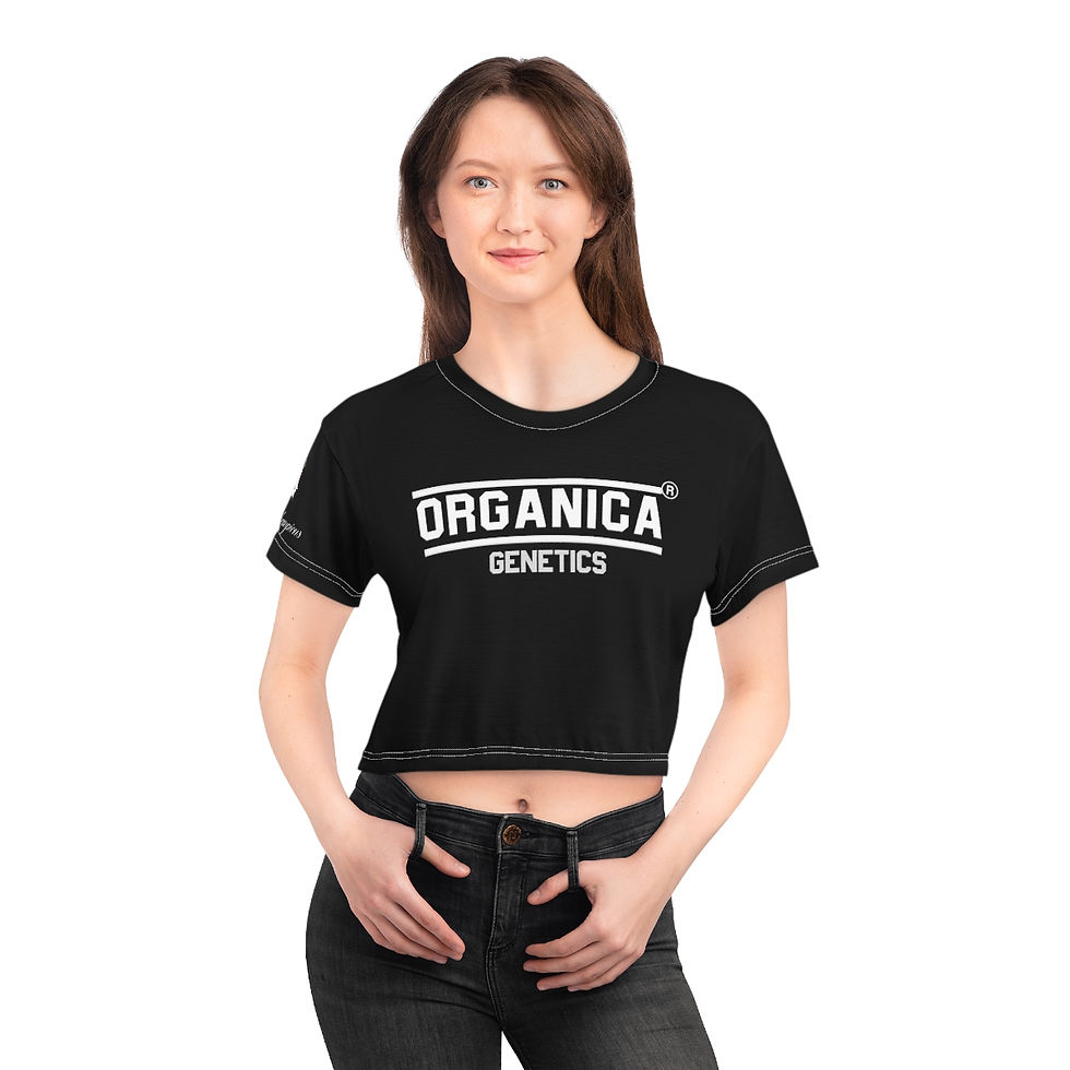 Organica Genetics - Women Crop Tee