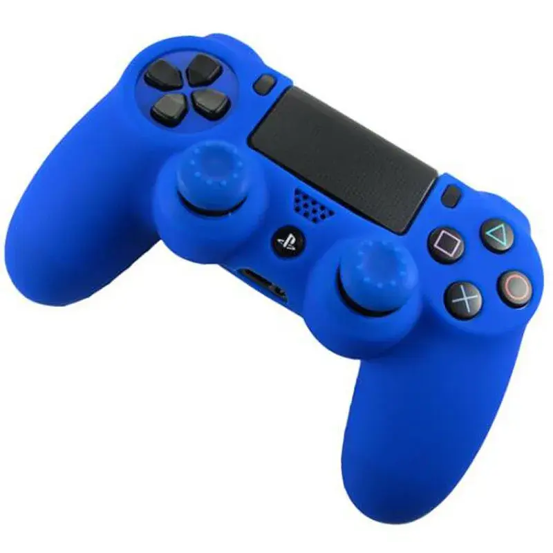 Miniatura: Rubber Gamepad Joystick Thumbstick Grip Cap Protective Skin Cover Case for Sony