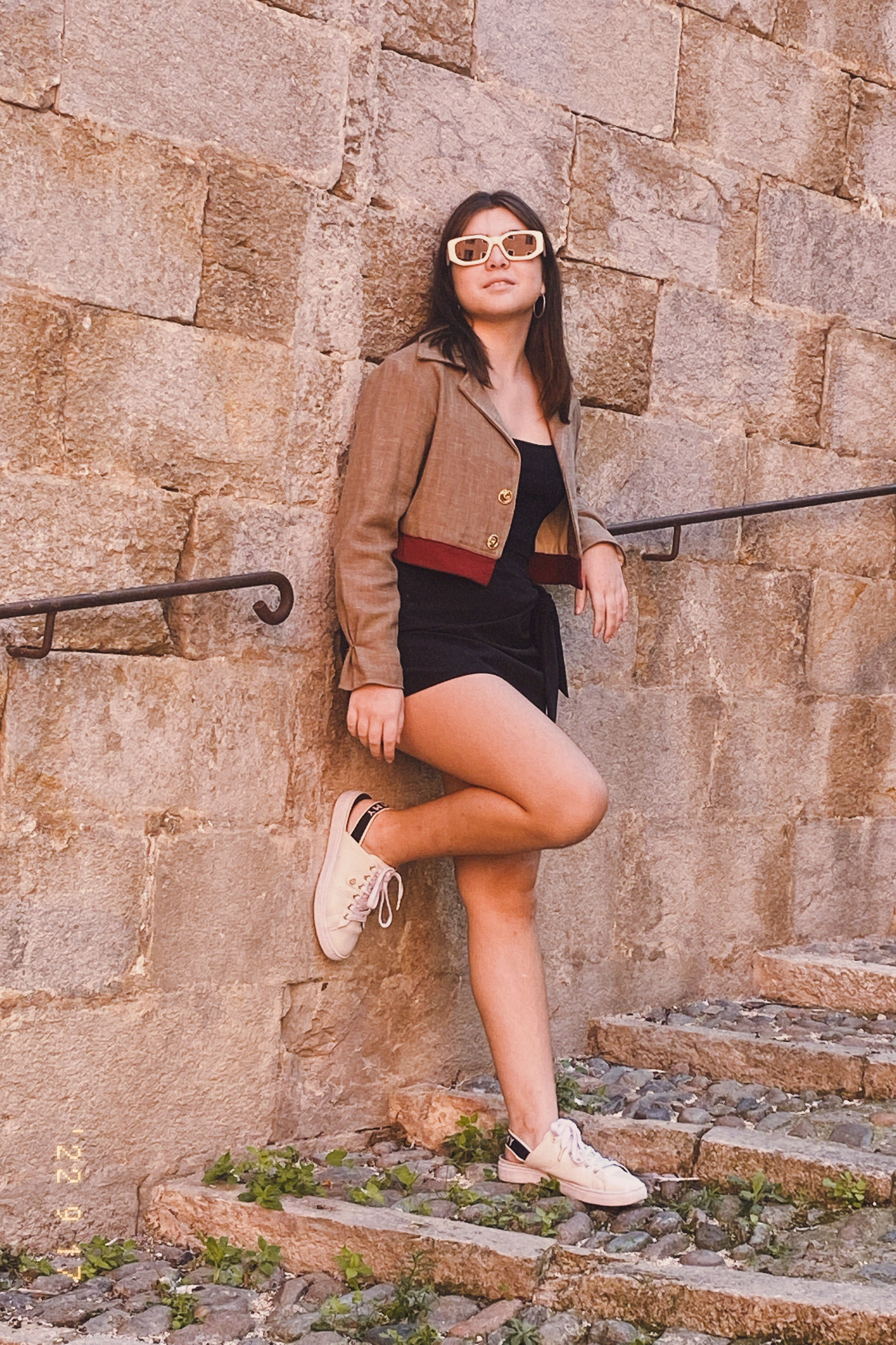 Americana cropped rústica