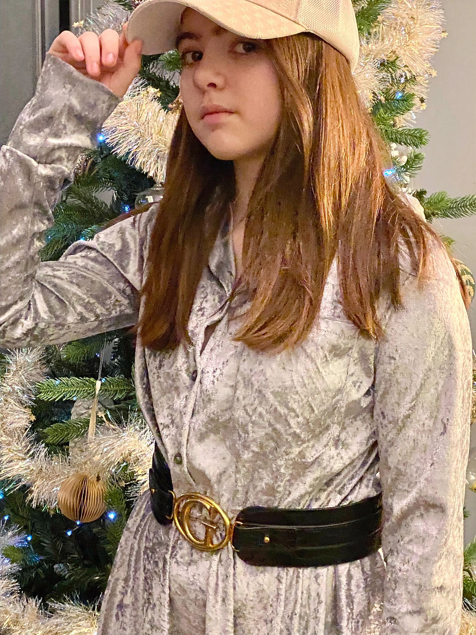 Vestido camisero plata