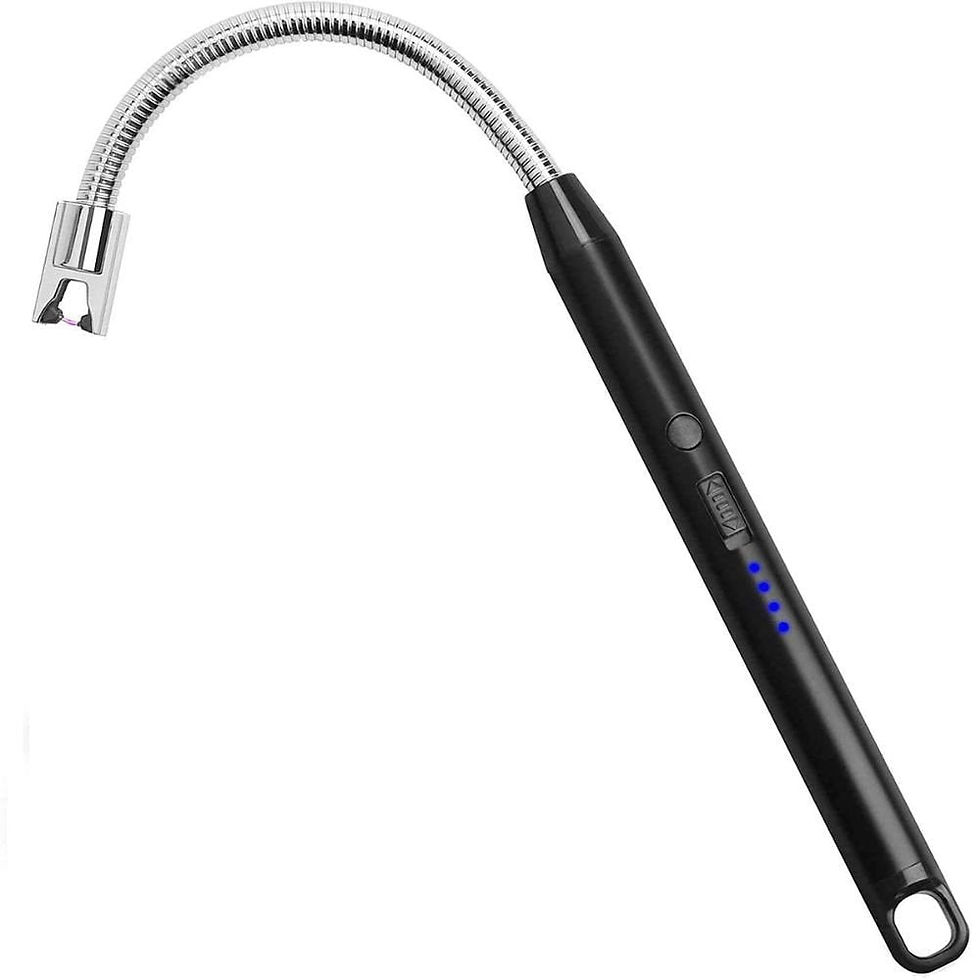 Thumbnail: USB Rechargeable Electric Arc BBQ Lighter - Black