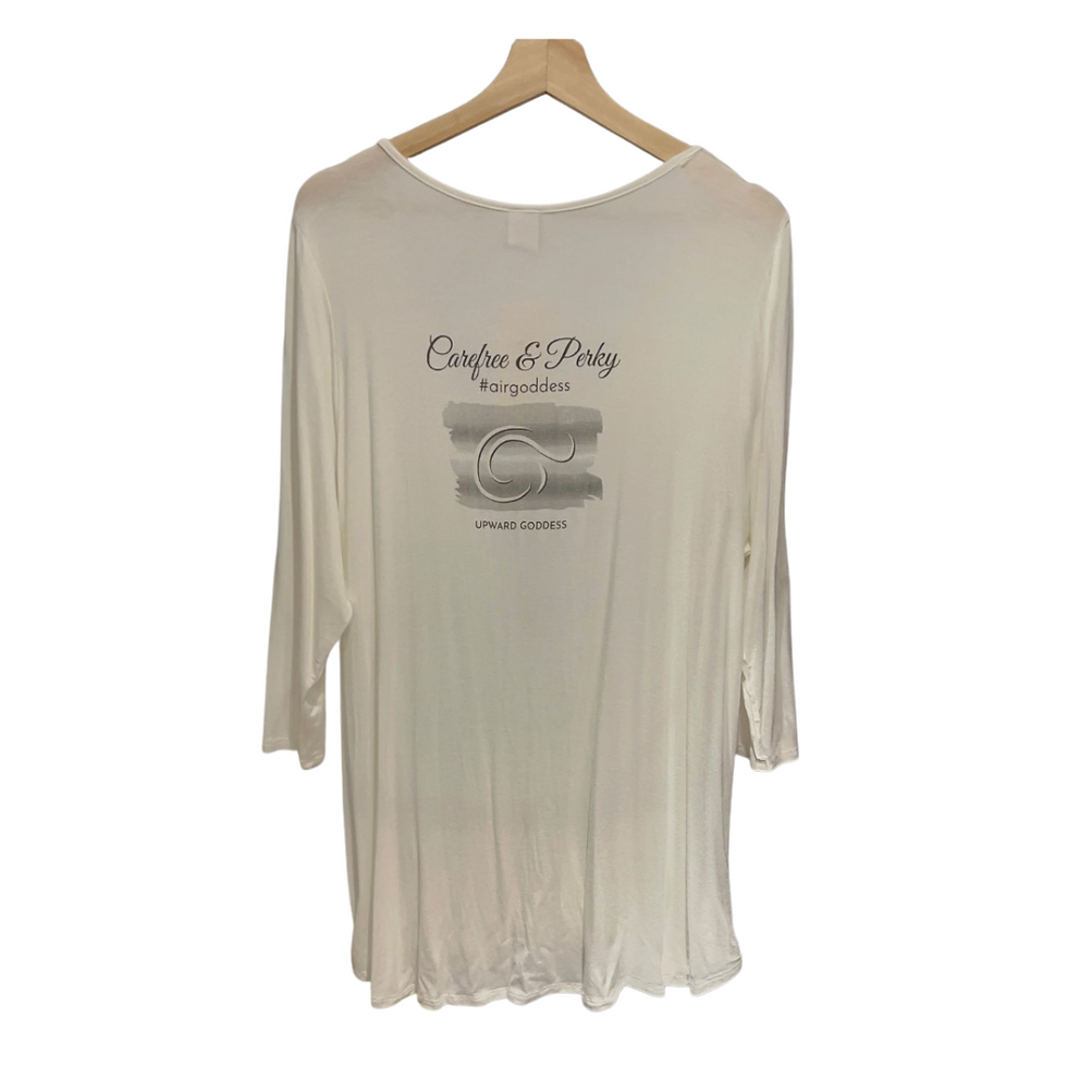 Thumbnail: Air & Earth Goddess White Open Front Power Top
