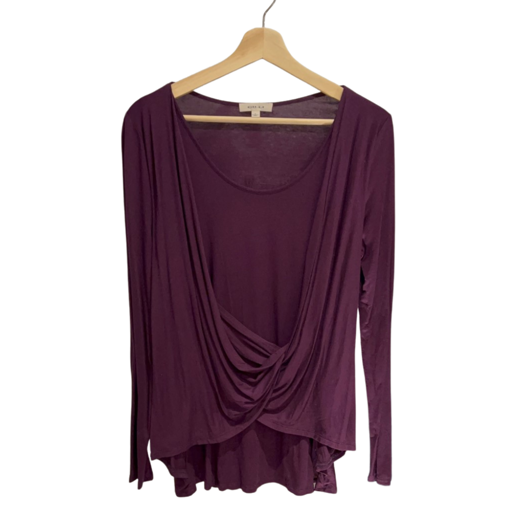 Earth & Fire Goddess Wrap Front Power Top