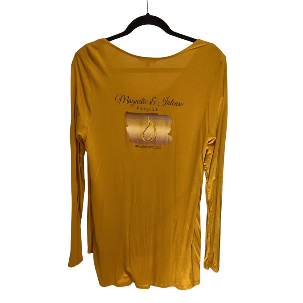 Thumbnail: Earth & Fire Goddess Wrap Front Power Top