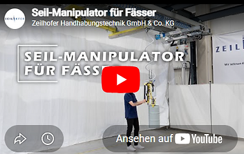 Seil-Manipulator für Fässer