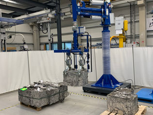 Hebehilfen und Manipulatoren für die Recyclingindustrie