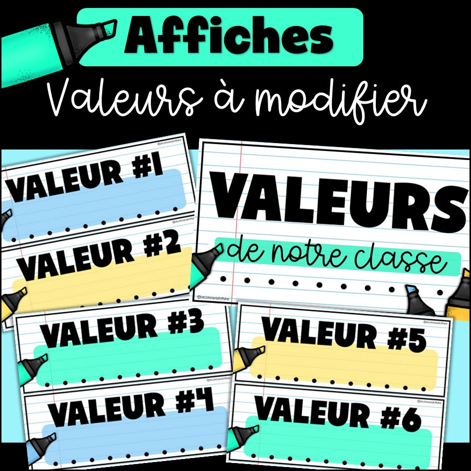 Thumbnail: Collection Surligneurs - Règles & Valeurs
