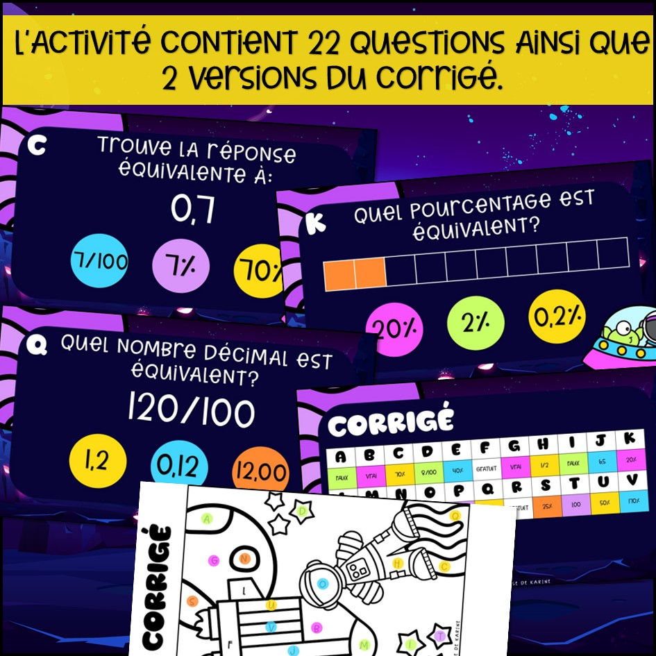Thumbnail: Coloriage intergalactique - 3e cycle