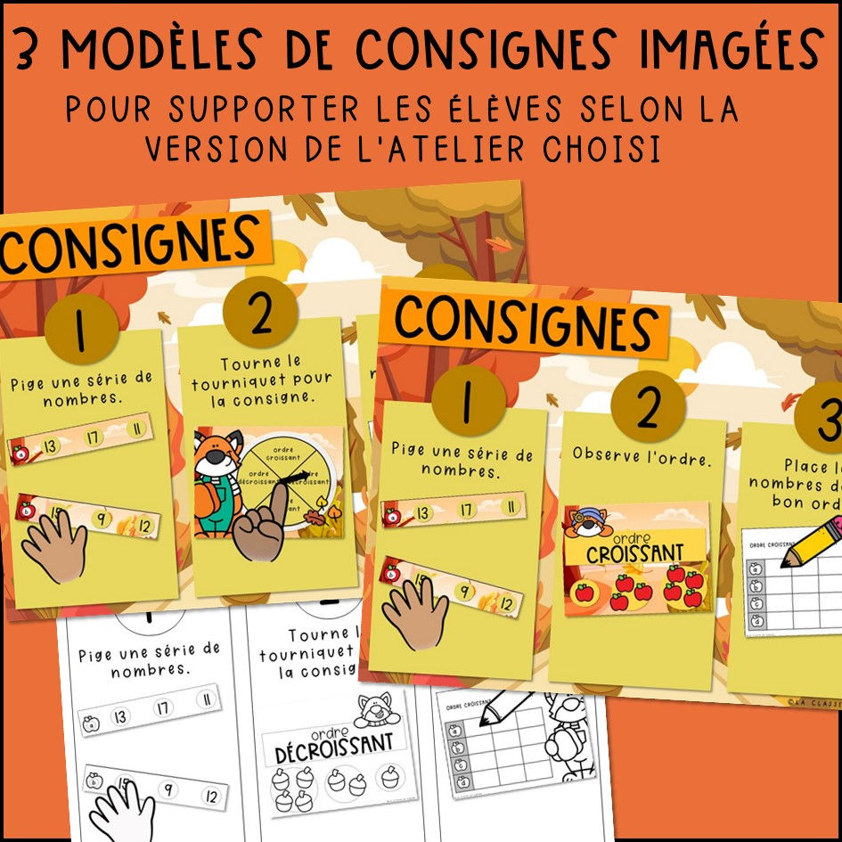 Thumbnail: Atelier - Renard déteste le désordre - 1er cycle