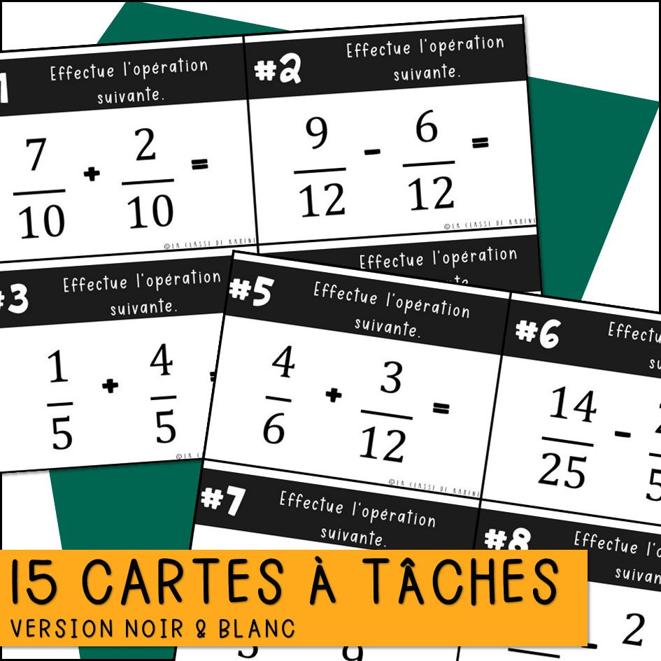 Thumbnail: CàT - Addition et soustraction de fractions - 3e cycle