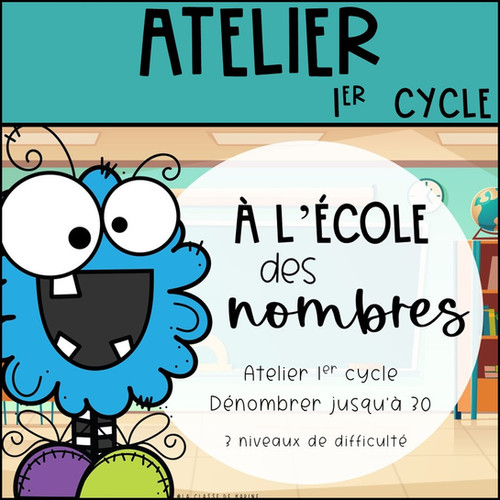 À l'école des nombres - 1er cycle | La classe de Karine