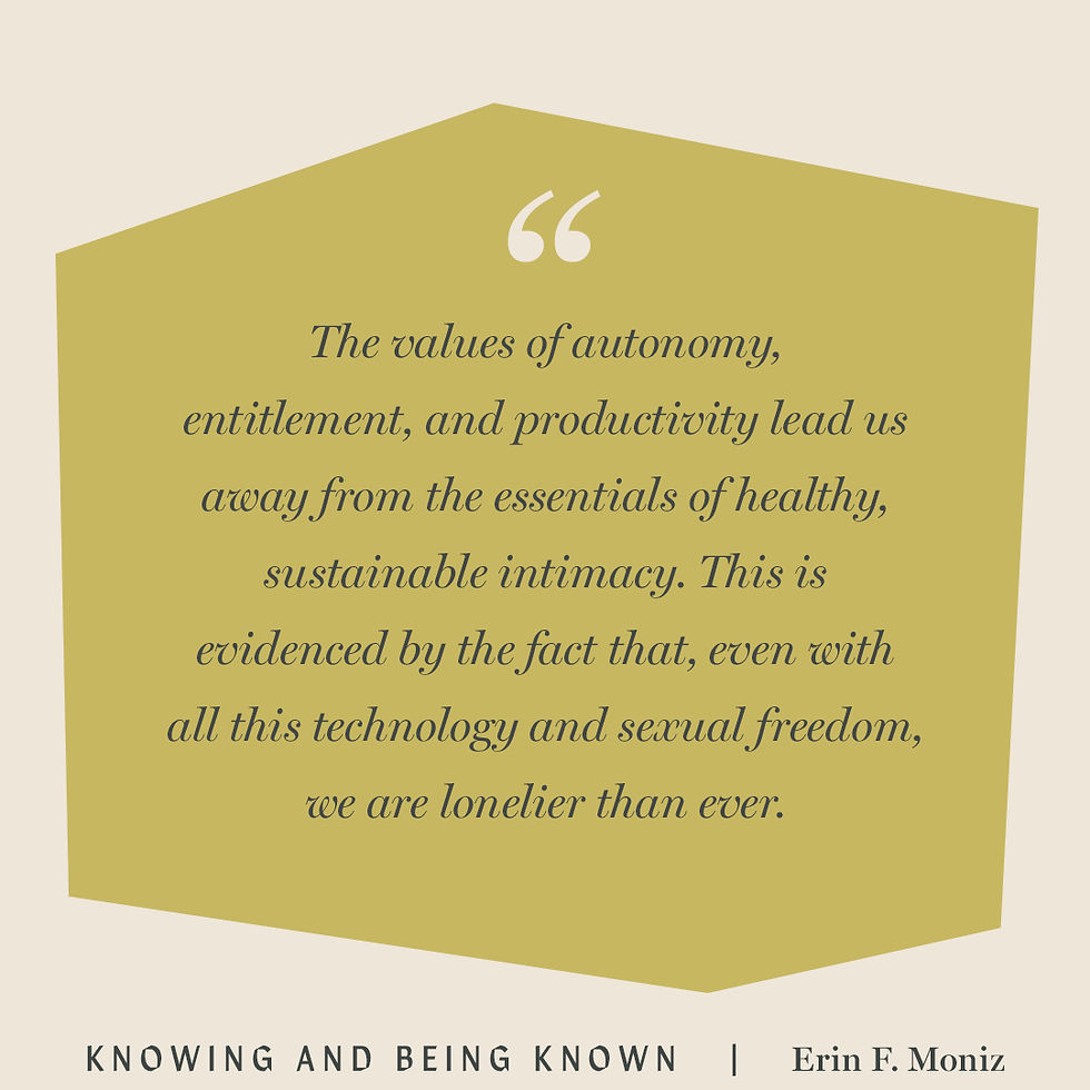 Knowing and Being Known - Quote 1 - IG Post