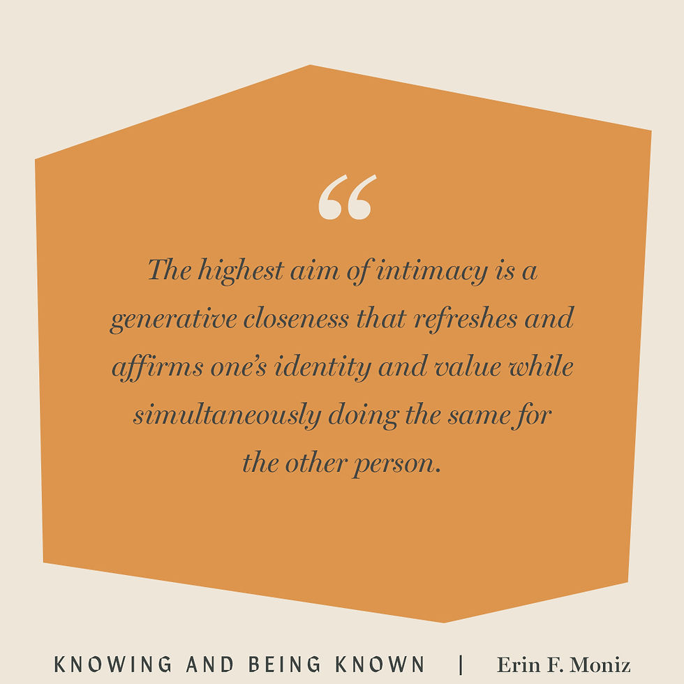 Knowing and Being Known - Quote 3 - IG Post