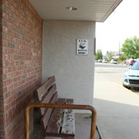 Attendees can be seen parking near the hall entrance, highlighting the convenience and ease of access for all those attending events at Westlock Memorial Hall
